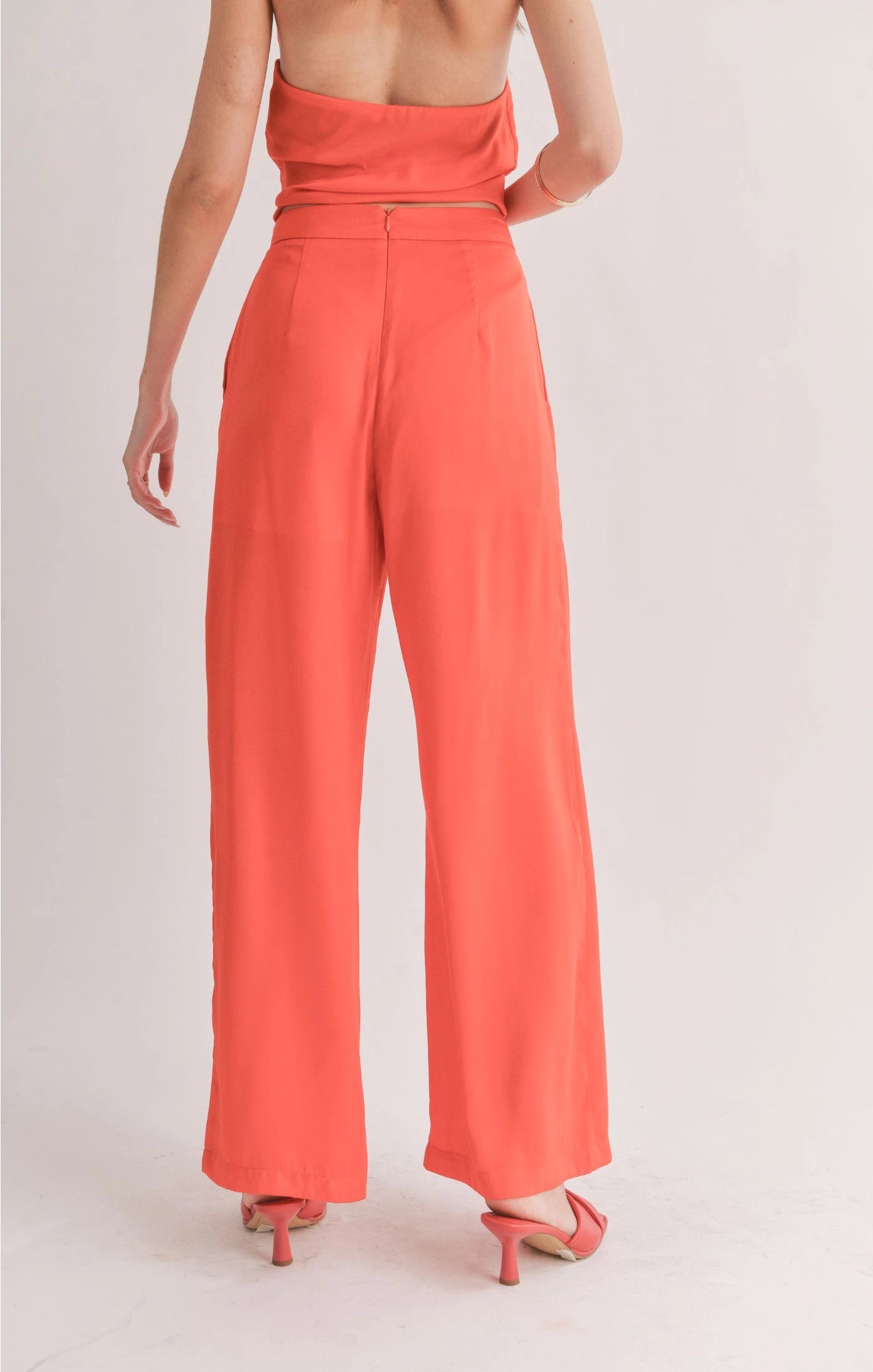 Sage the Label Dream Skies Pleated Wide Leg Pant