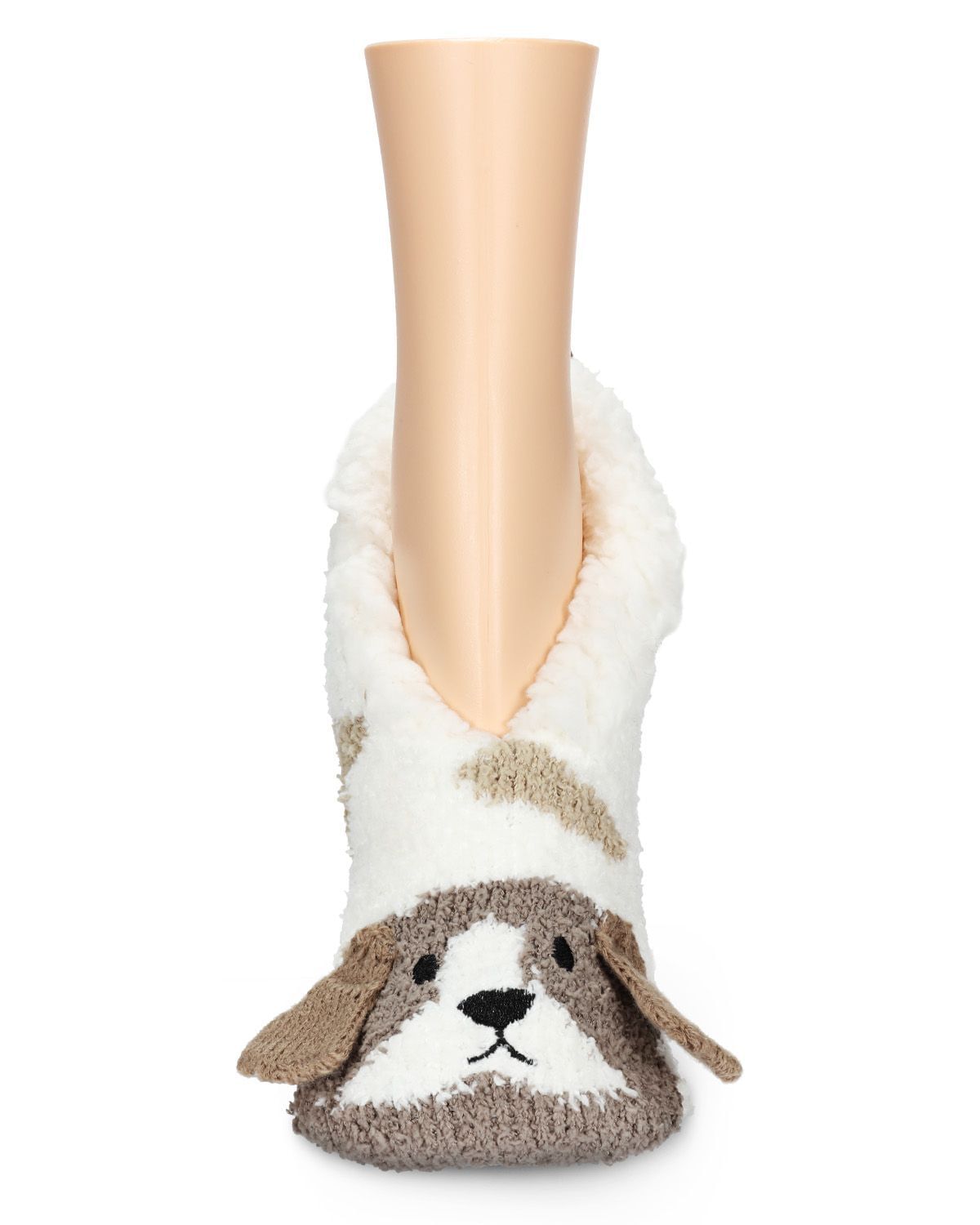 Puppy Embellished Plush Lined Slippers – Libby Story