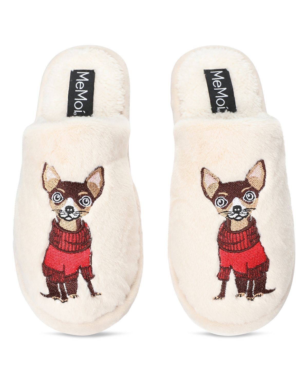 Cozy Dog Plush Slippers