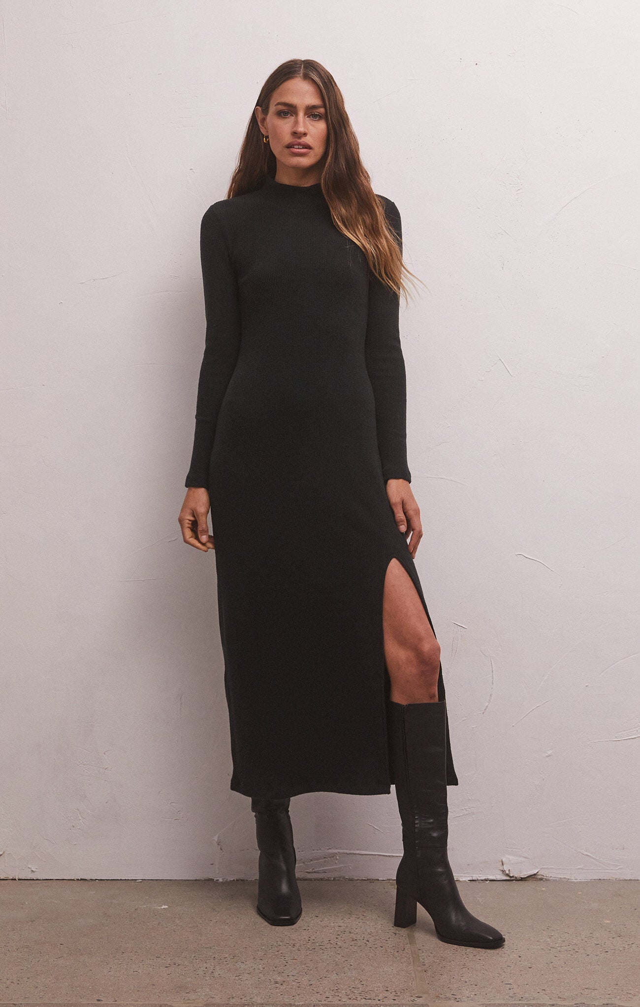 Z Supply Ophelia Mock Neck Dress