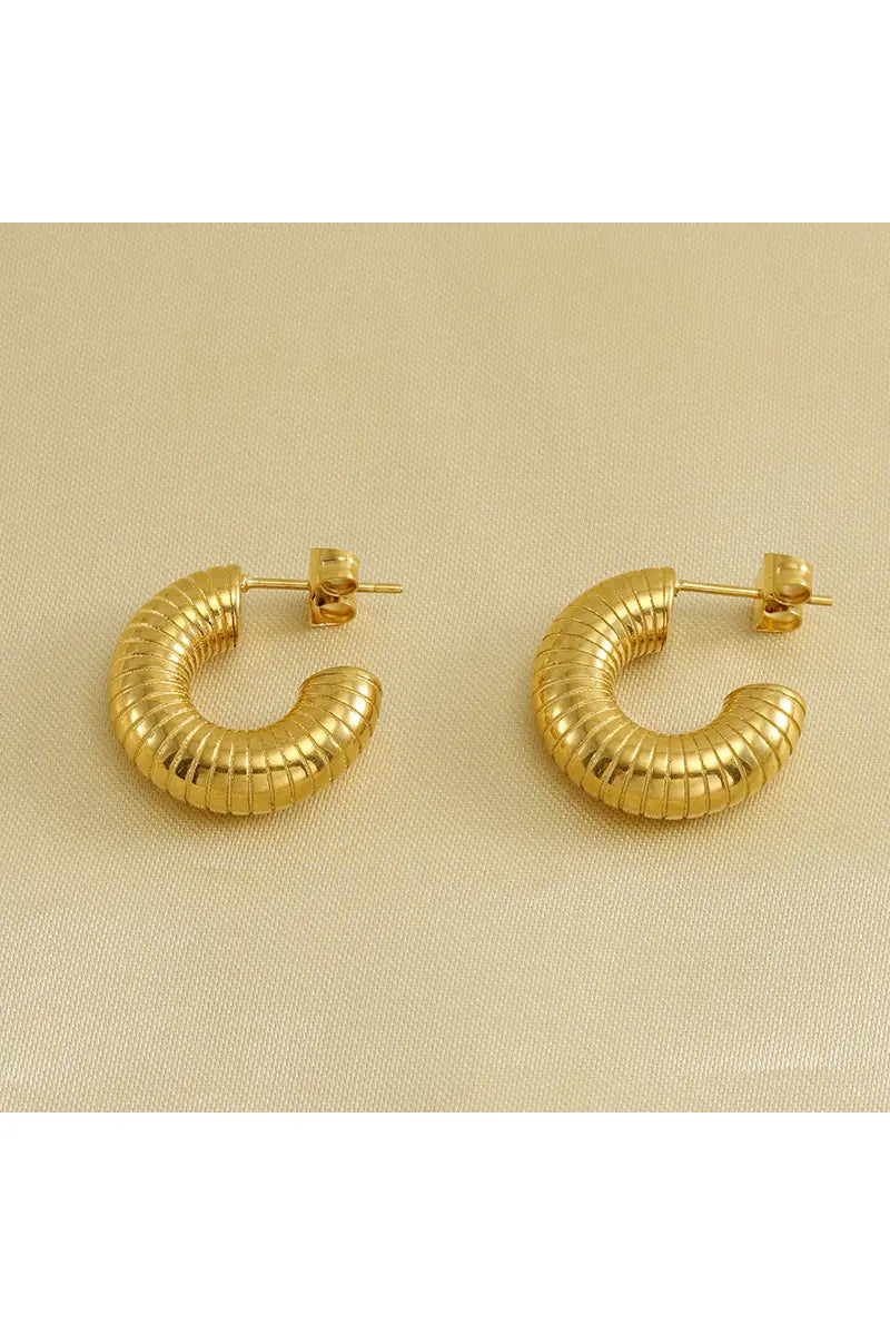 Beatriz 18K Gold Plated Earring