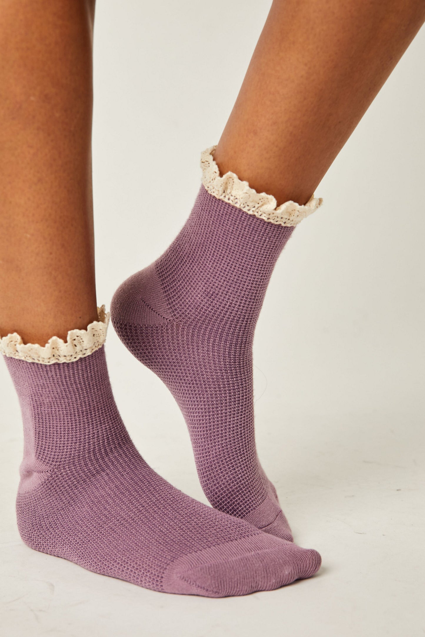 Free People Beloved Waffle Knit Ankle Sock