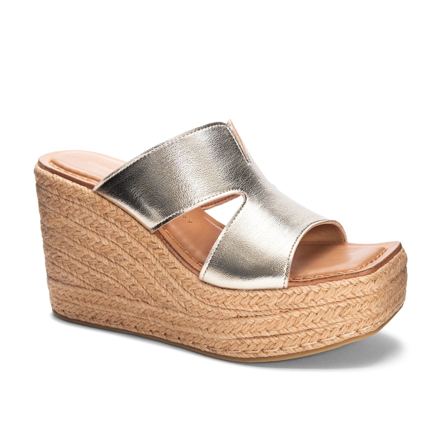 Chinese Laundry Next Door Metallic Wedge