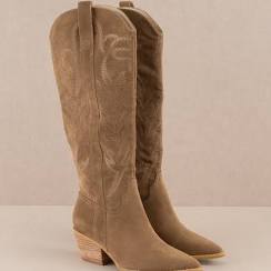 The Samara Embroidered Western Tall Boot