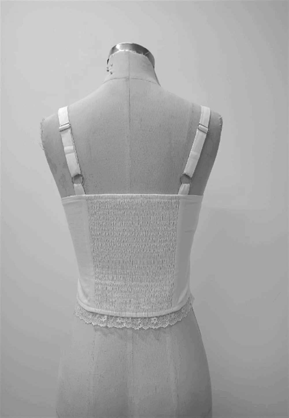 Josie Button Lace Trim Tank