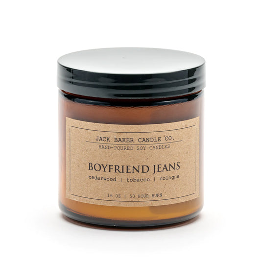 Jack Baker Amber Apothecary Candle