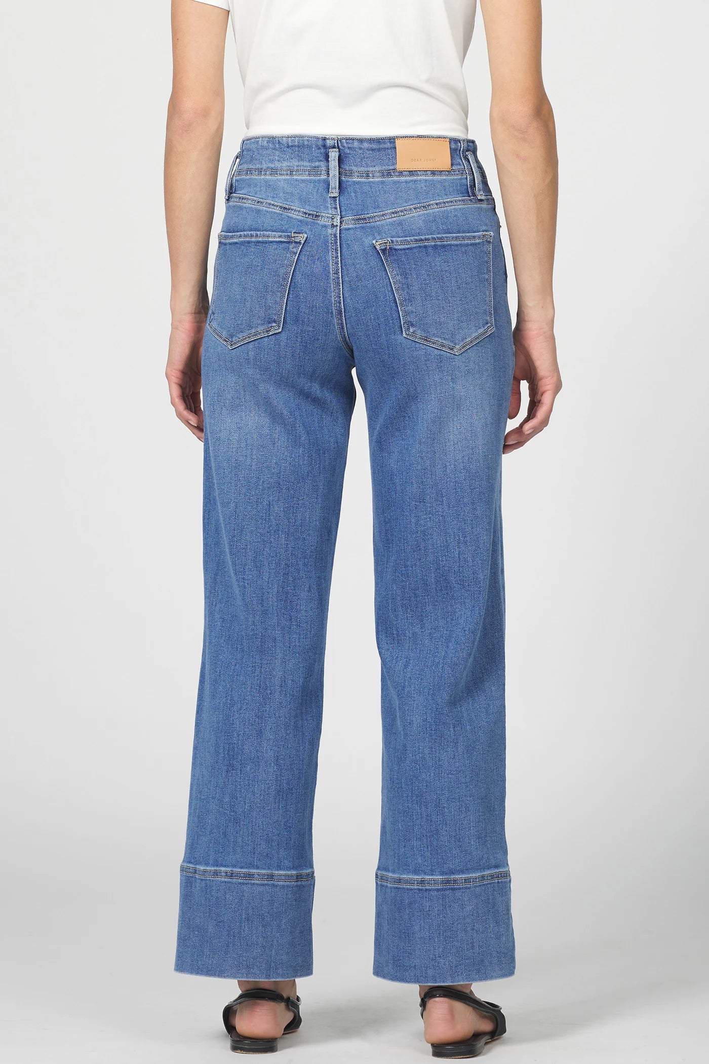 Dear John Holly Wide Hem Straight Jeans