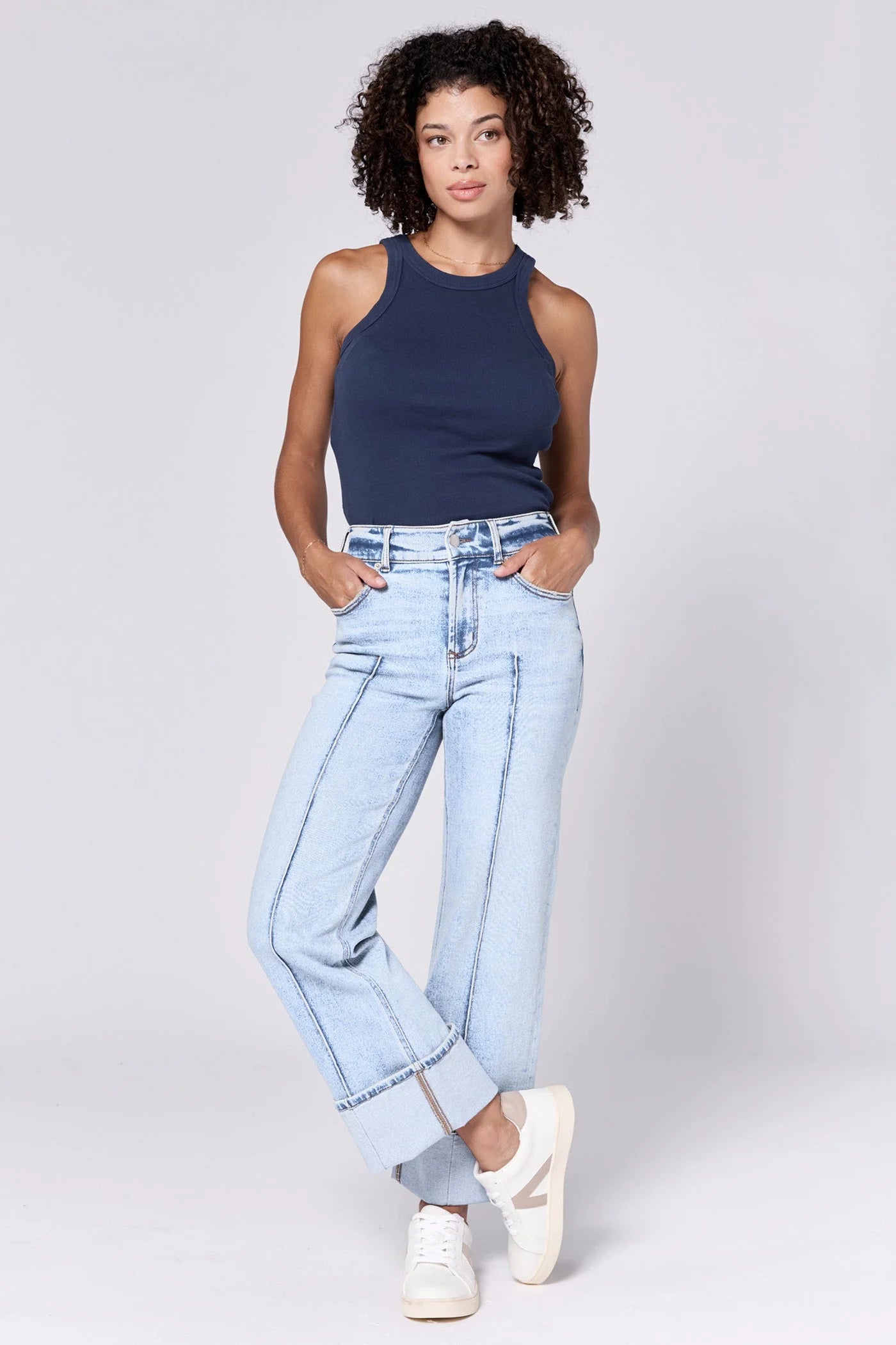 Dear John Holly High Rise Cuffed Hem Jean