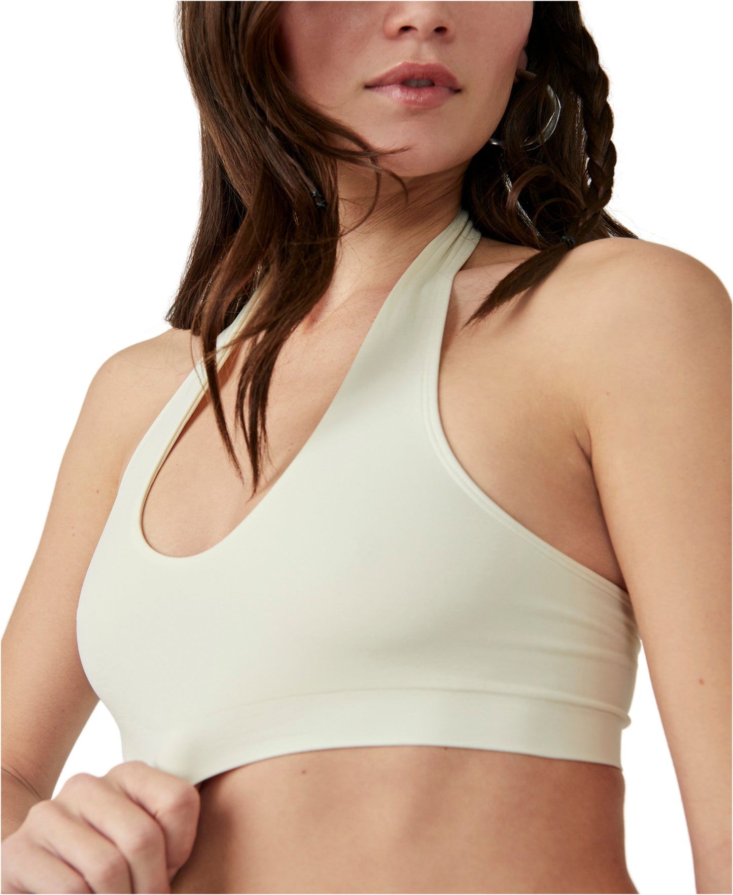 Free People Essential U-Neck Halter Bra