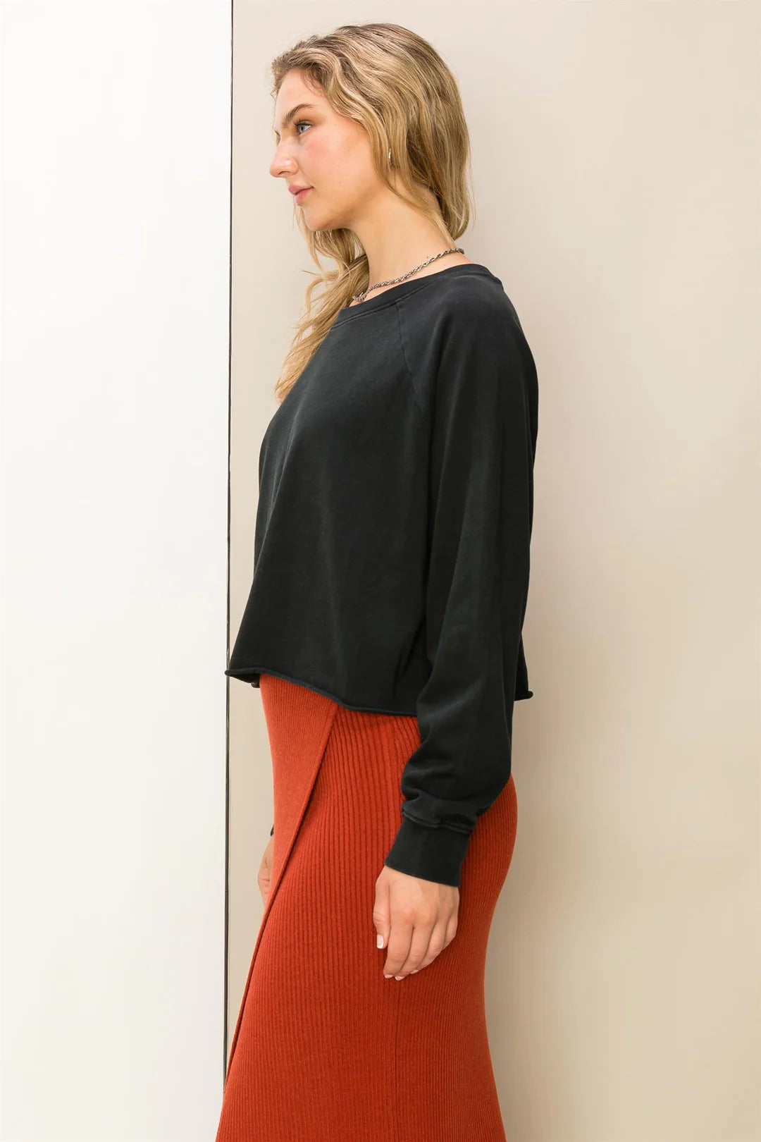 Hold Me Close Raglan-Sleeve Top