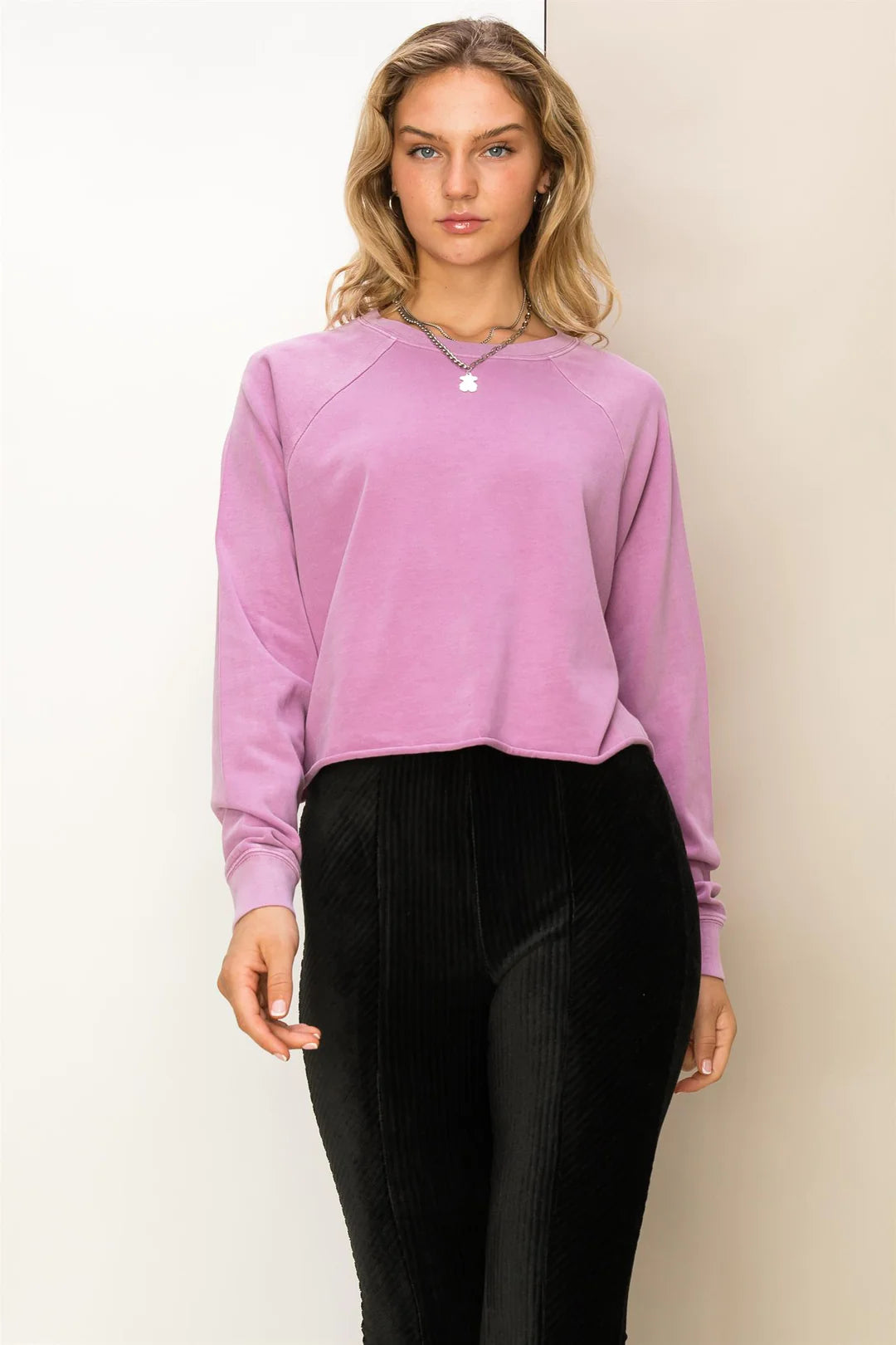 Hold Me Close Raglan-Sleeve Top