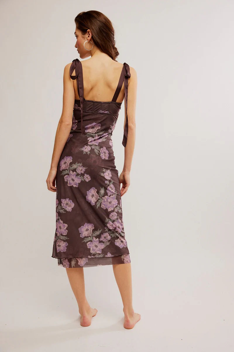 Free People Printed Got Glam Slip