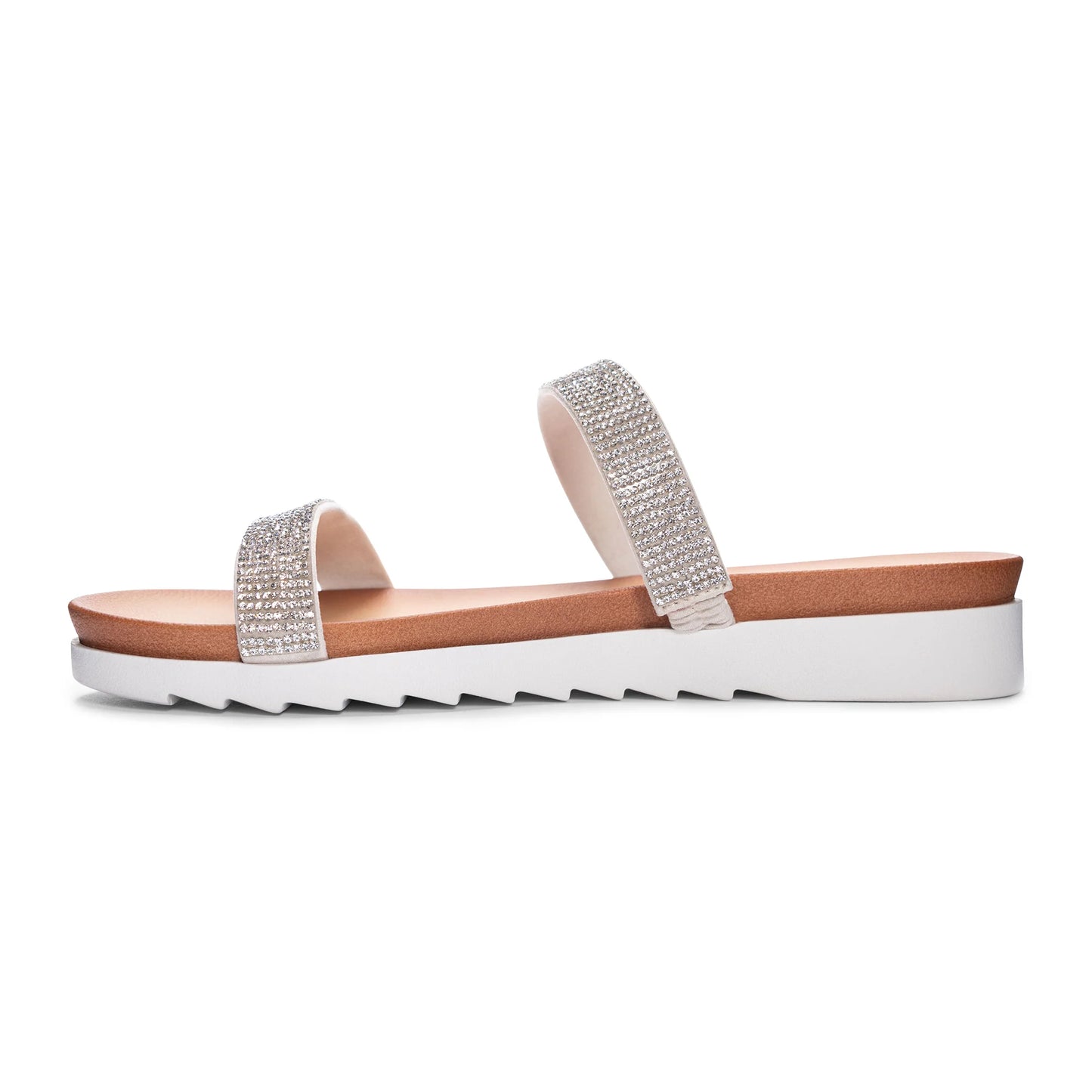 Dirty Laundry Champagne Stones Sandal