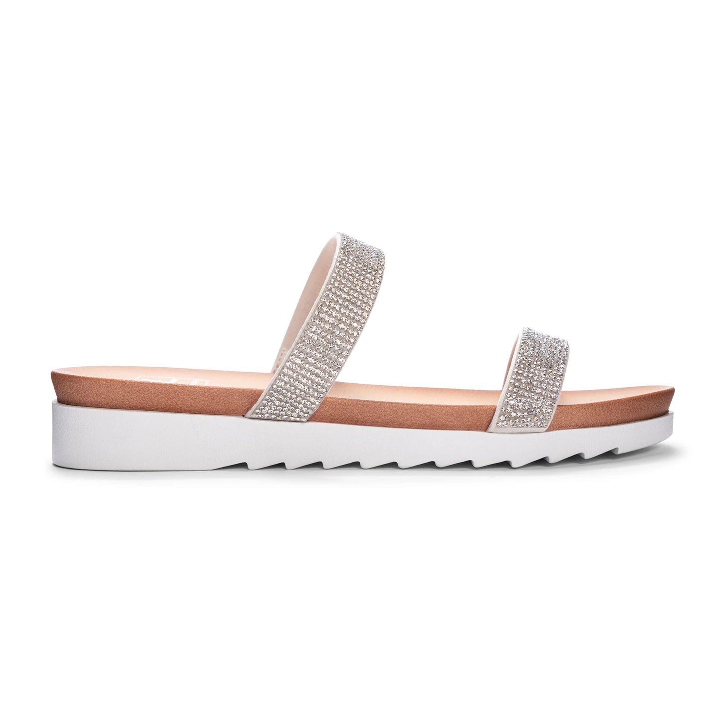 Dirty Laundry Champagne Stones Sandal