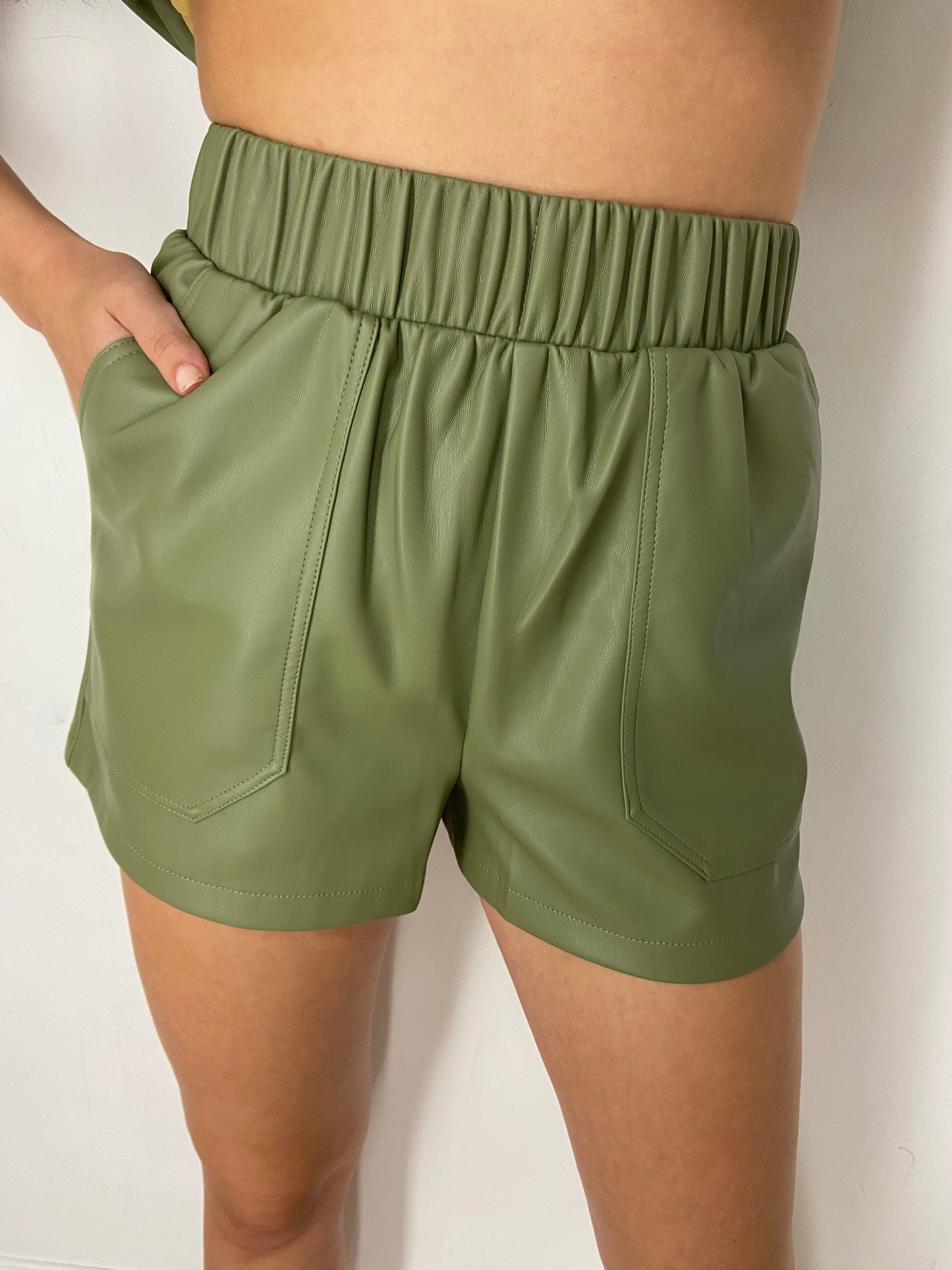 Steve Madden Faux The Record Short