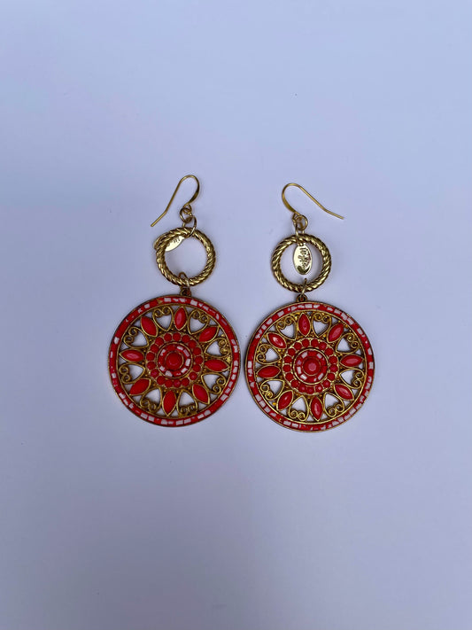 LS Upcycled Vintage Ornament Earring