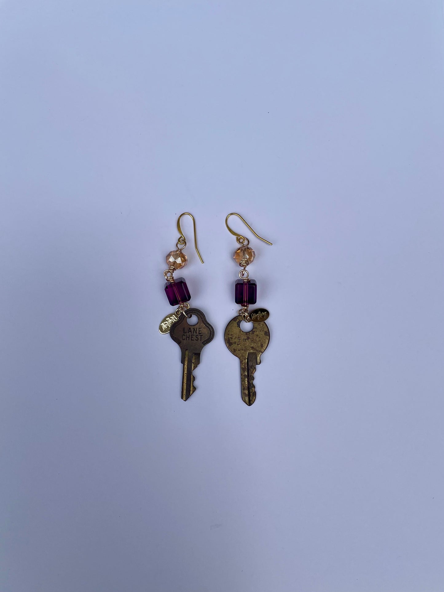 LS Upcycled Malia Vintage Key Earring