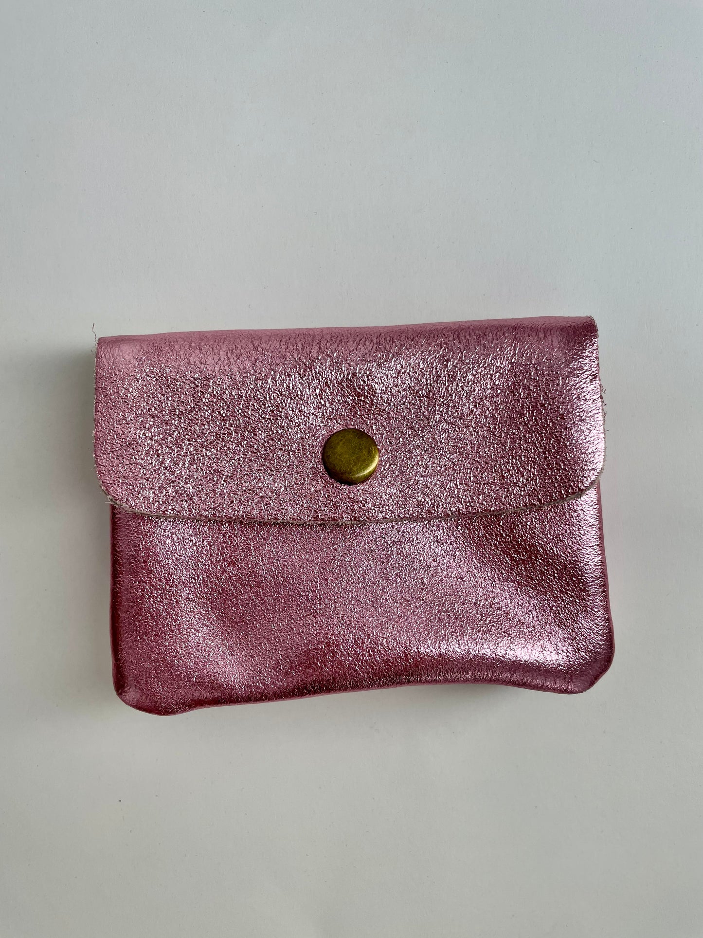 Katia Suede Leather Keychain Wallet