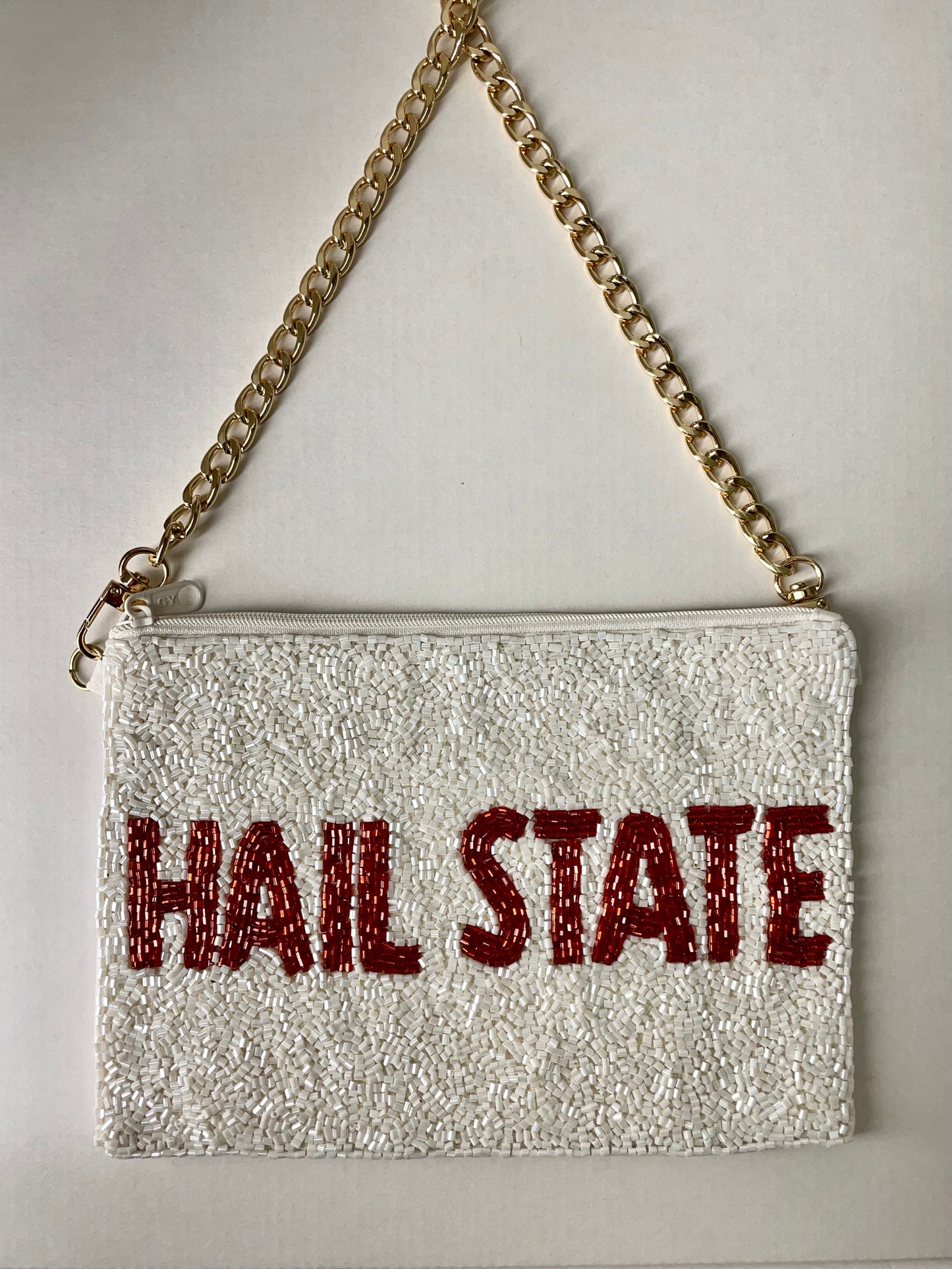 Hail State Beaded Bag