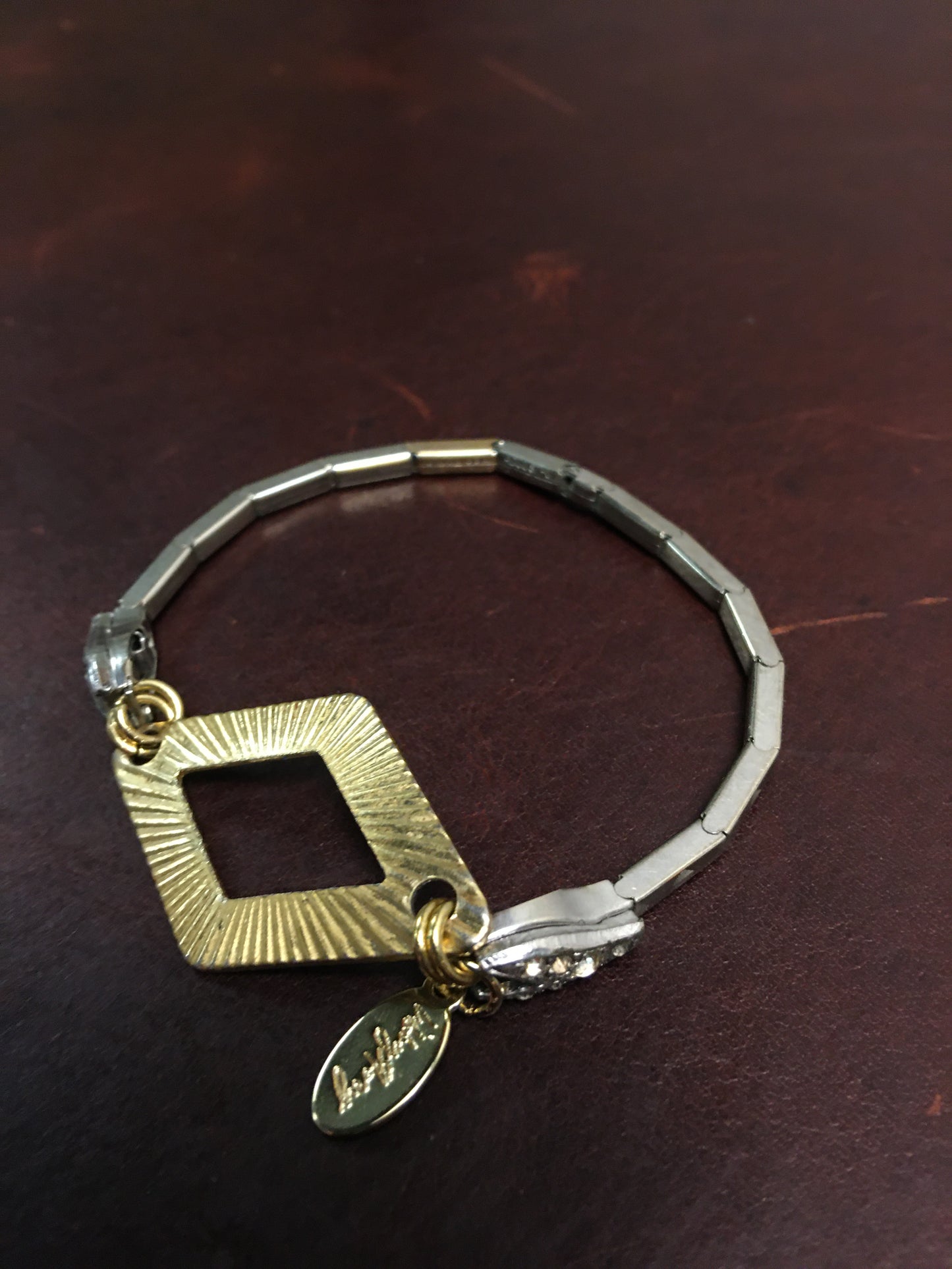 LS Upcycled Vintage Watch Band & Earring Bracelet