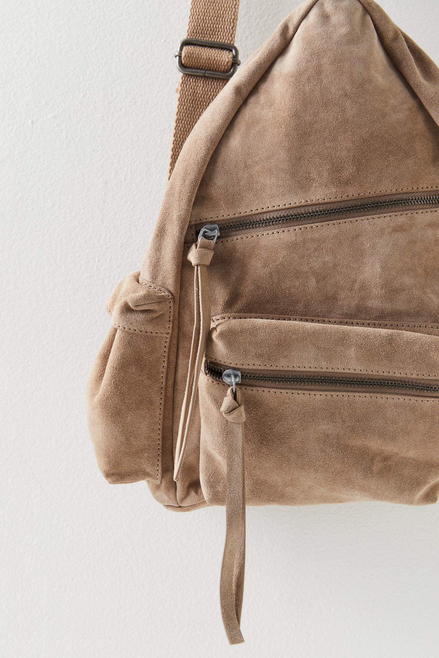 Free People Oxford Suede Sling Backpack