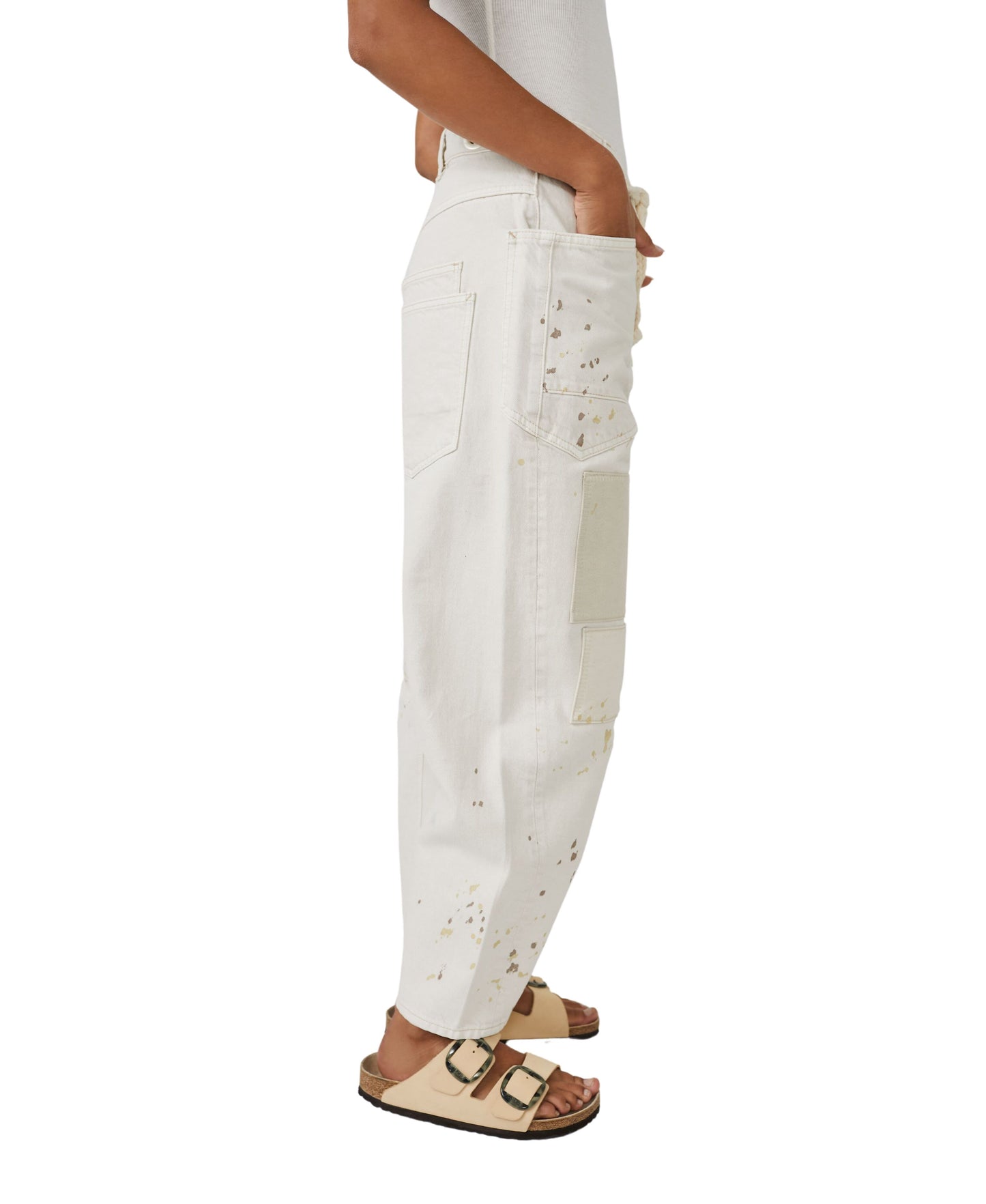Free People Moxie Low Slung Pull On B Trouser