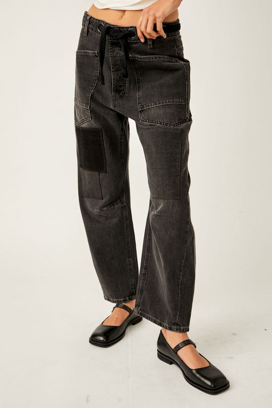 Free People Moxie Low Slung Pull On B Jean