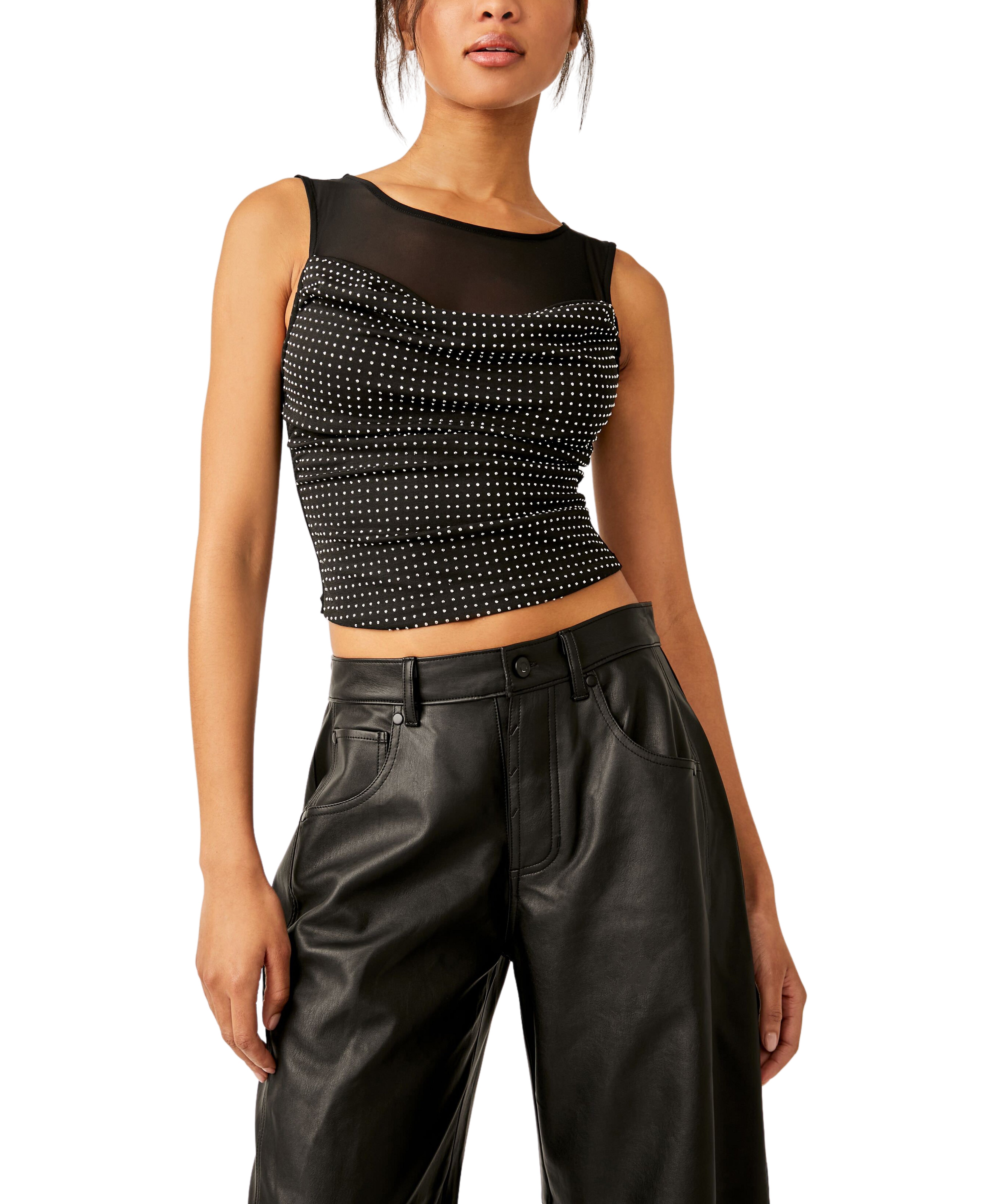 Free People Mirrorball Top Libby Story