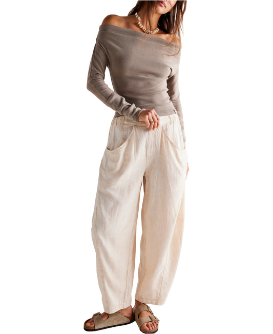 Free People High Road Pull On Barrel Pant