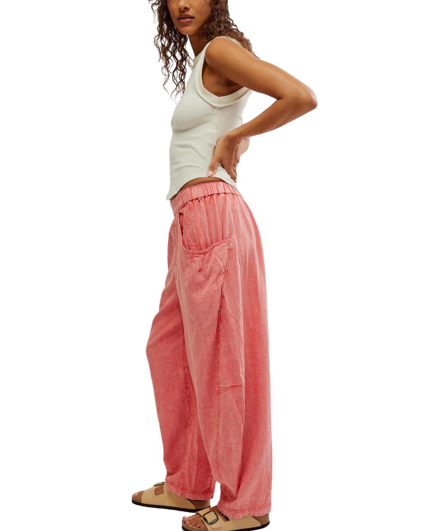 Free People High Road Pull On Barrel Pant