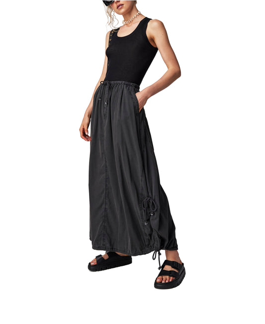 FREE PEOPLE PICTURE PERFECT PARACHUTE MAXI SKIRT