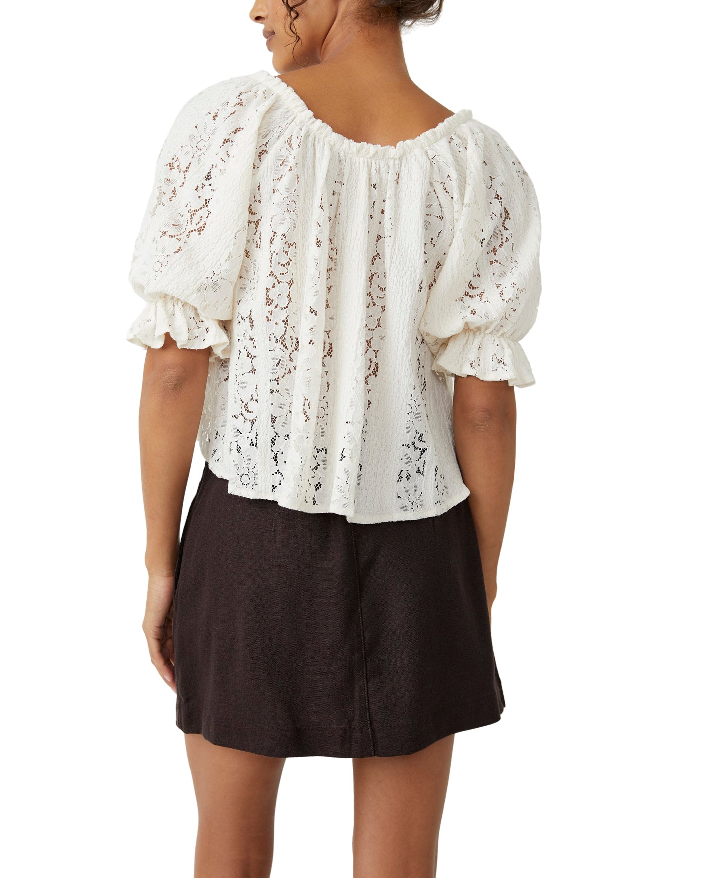 Free People Stacey Lace Top