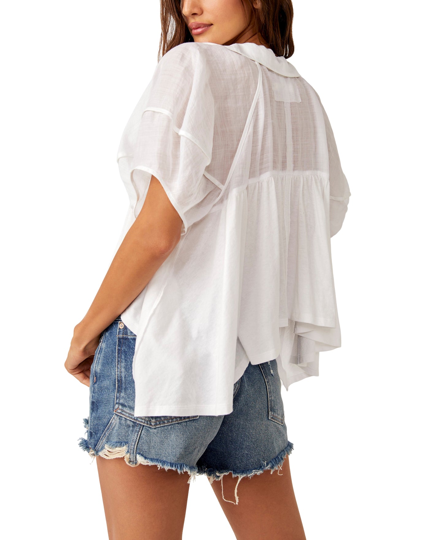 Free People Sunray Babydoll Top