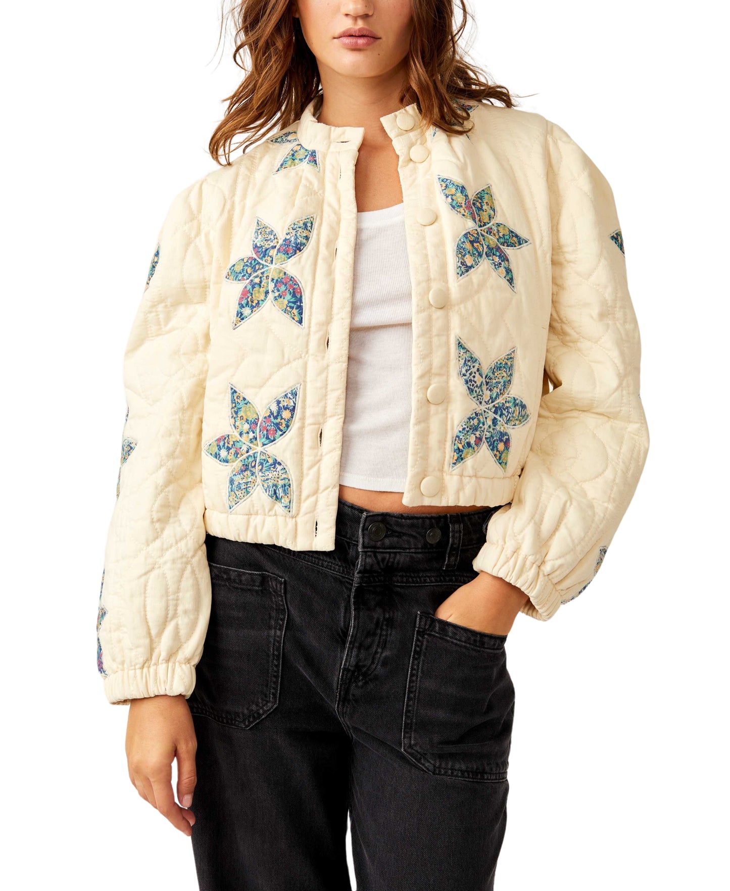 Free People Quinn Quilted Jacket