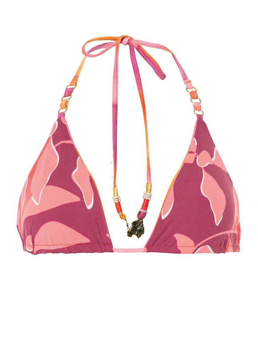 Maaji Sunrise Dye Balmy Rings Sliding Triangle Bikini Top