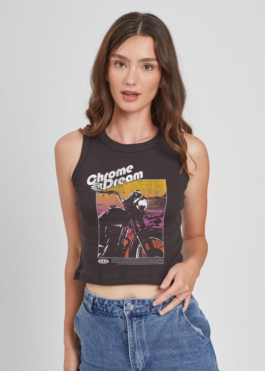 GIRL DANGEROUS CHROME DREAM TANK