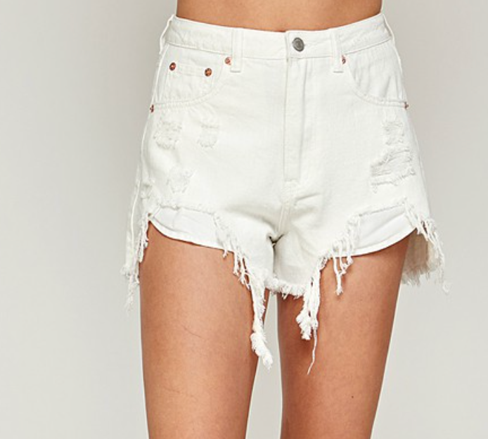 Cambri High Waist Denim Short