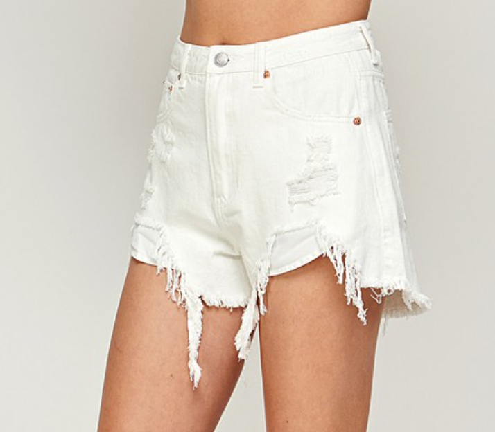 Cambri High Waist Denim Short