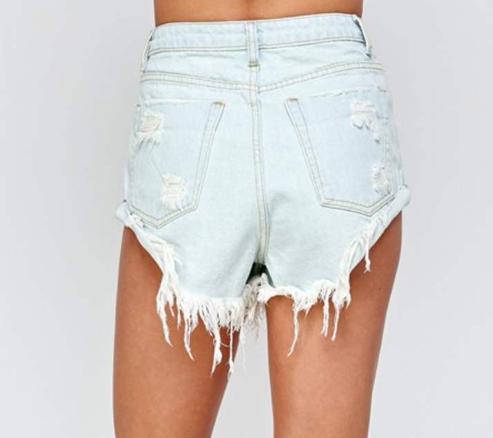 Dallyn Distressed Denim Short