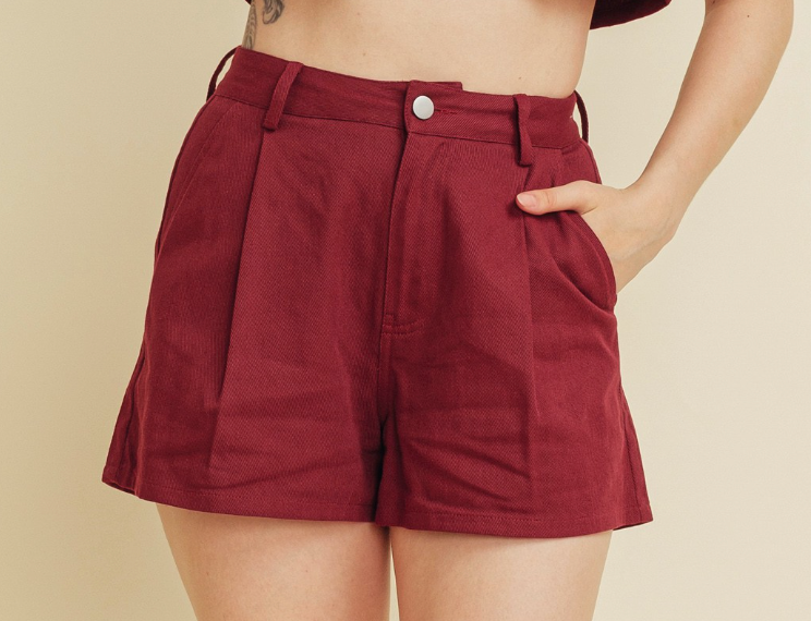 Carolina Pleated Front Twill Short