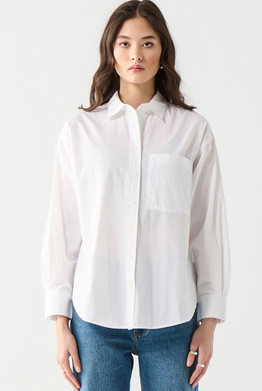 Dex LS Poplin Button Front Shirt