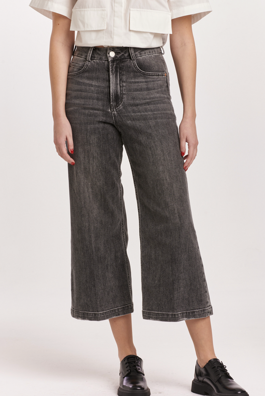 Dear John Rhythm Audrey Super High Rise Cropped Jean