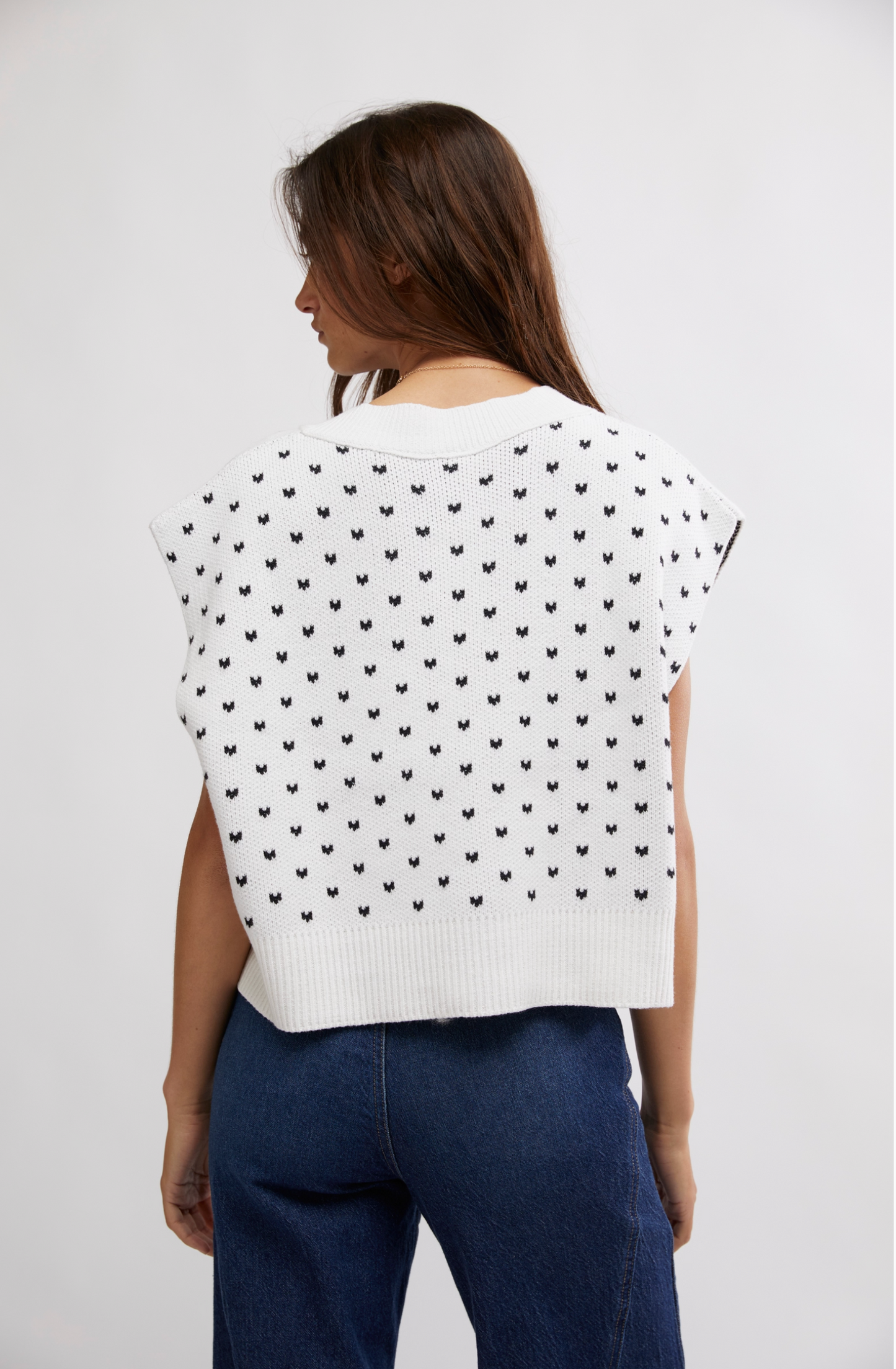 FREE PEOPLE PATTERNED EASY STREET VEST