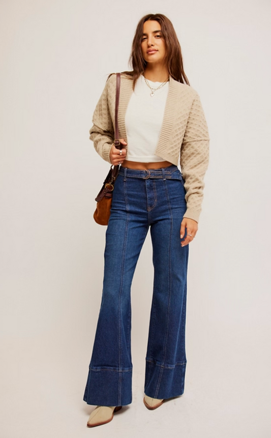 FREE PEOPLE RYLA A LINE JEAN