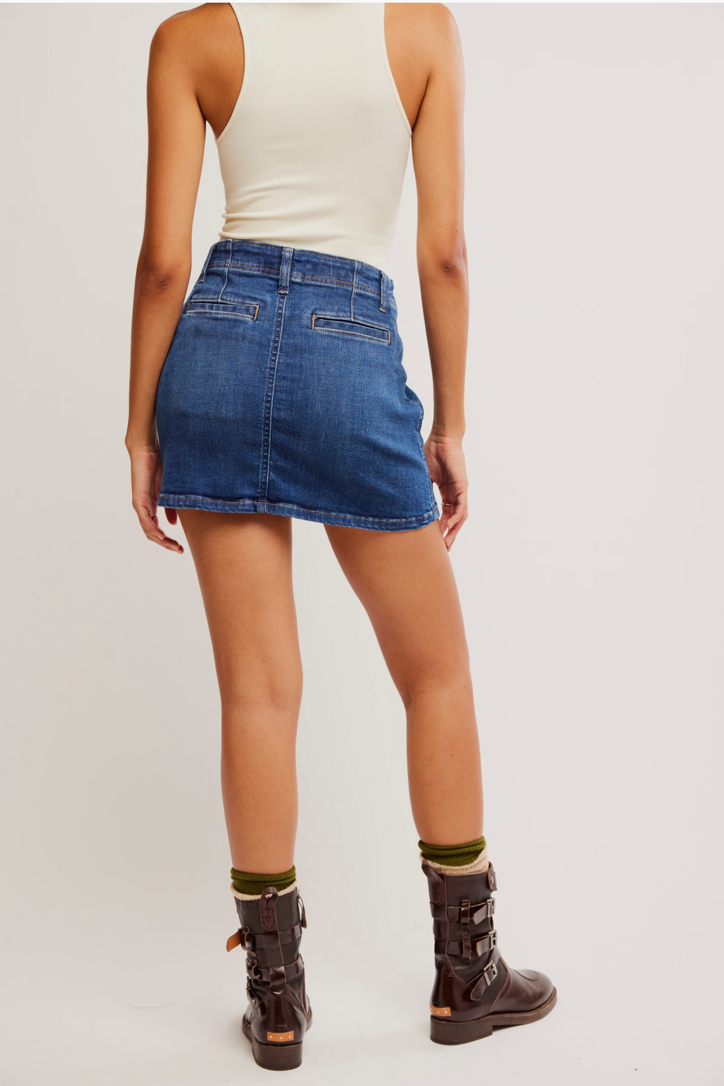 Free People Daylight Denim Mini