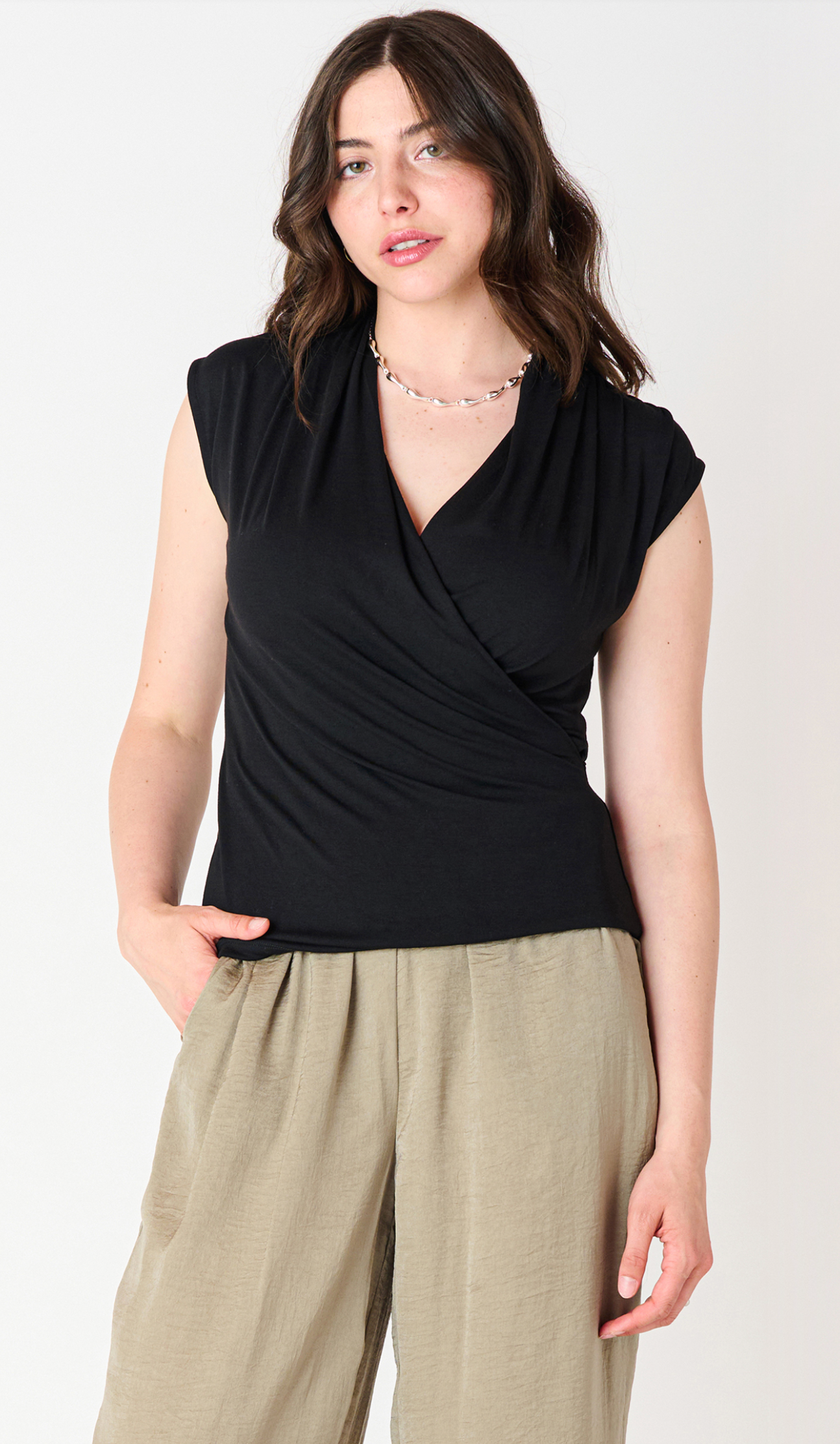 Dex Drapey Wrap Top