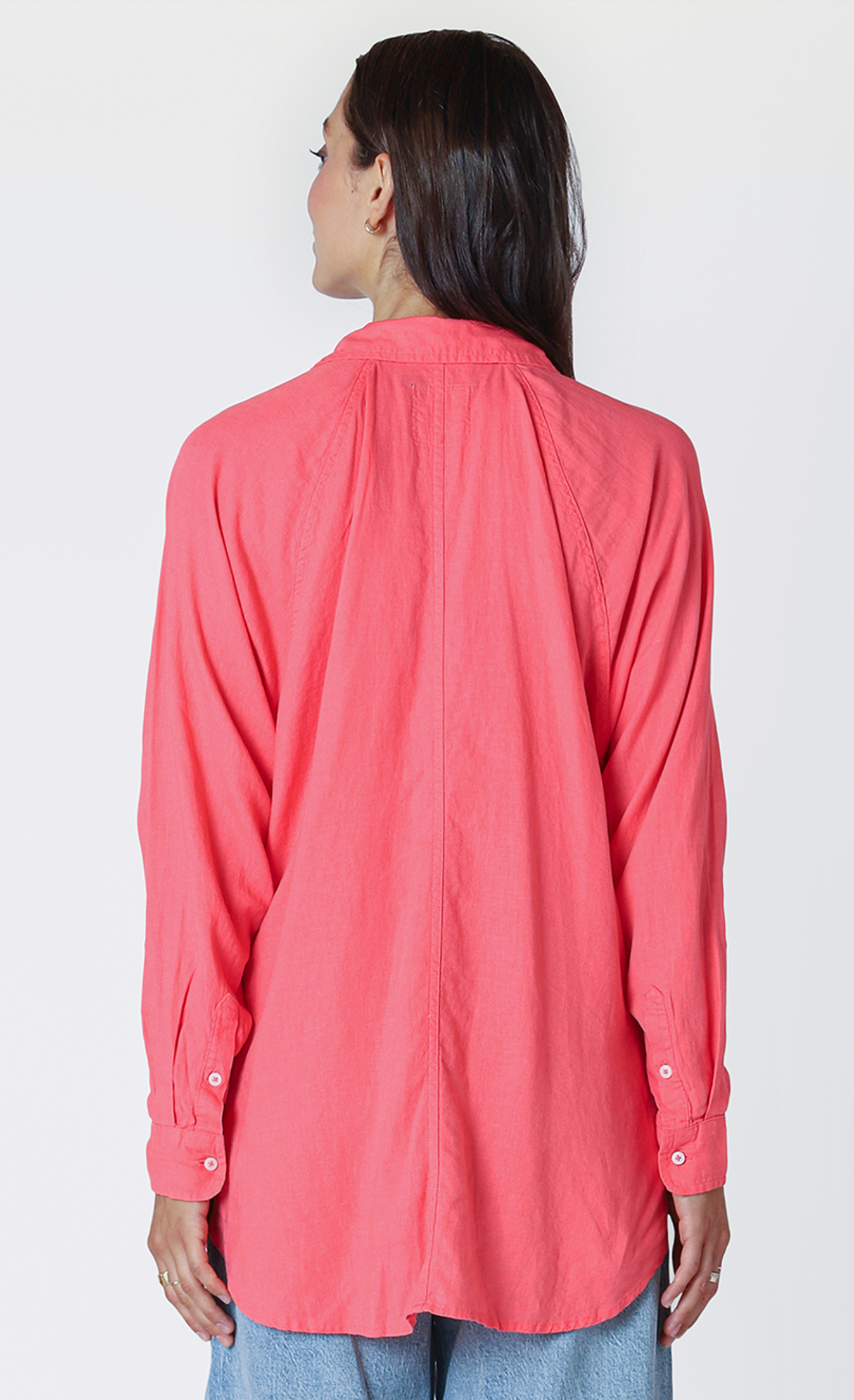 Dex LS Button Front Blouse