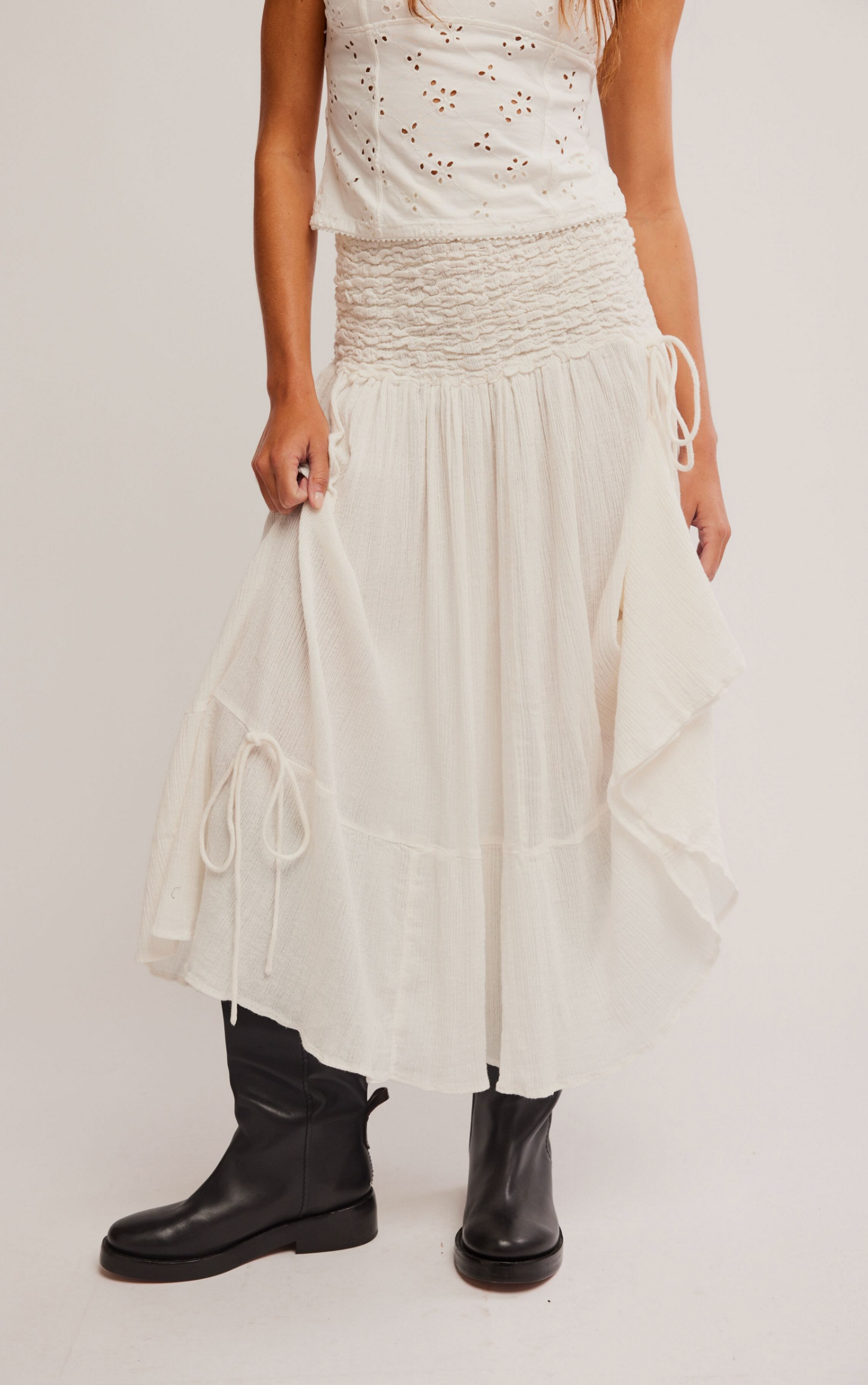 Free People Prairie Convertible Skirt