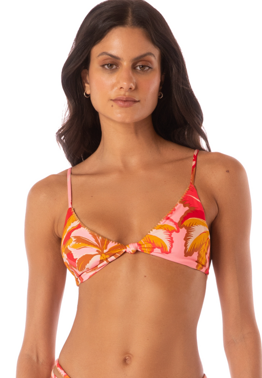 Maaji Pink Palms Sahara Bikini Top