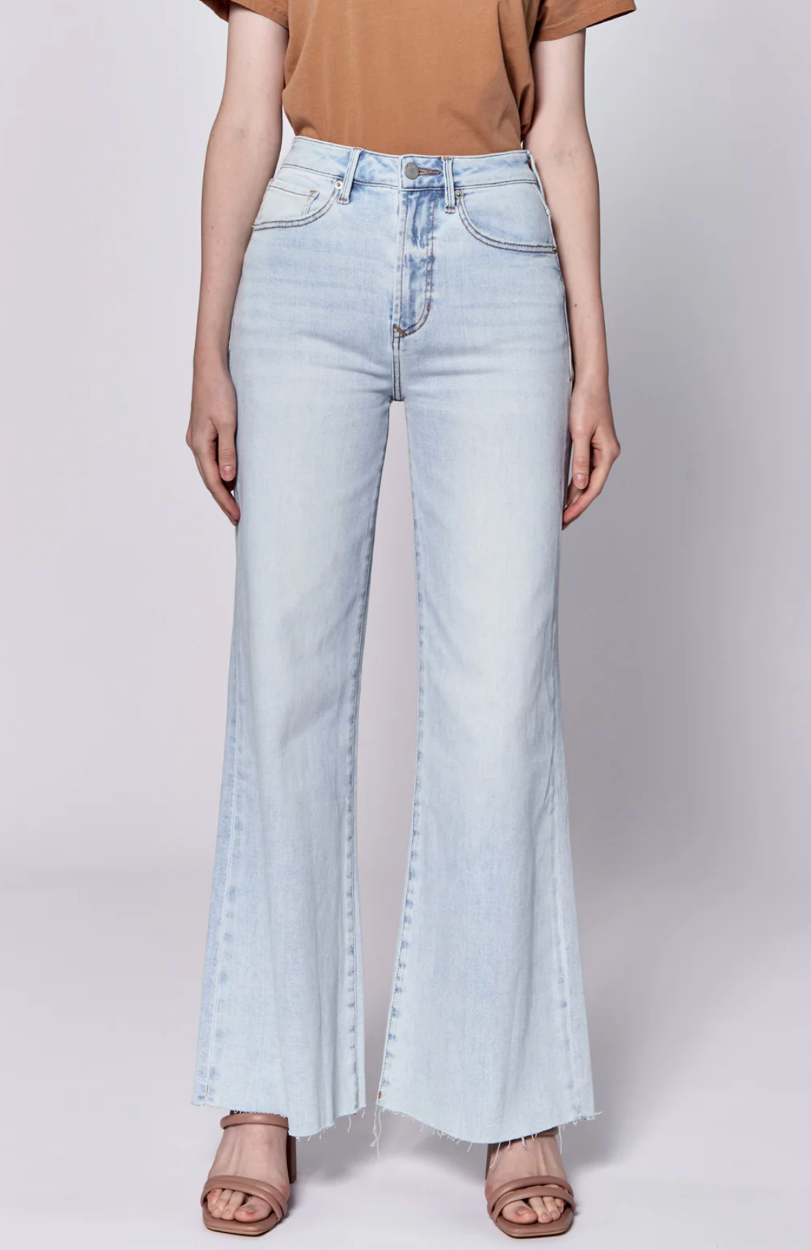 Dear John Fiona High Rise Cut Off Hem Jeans